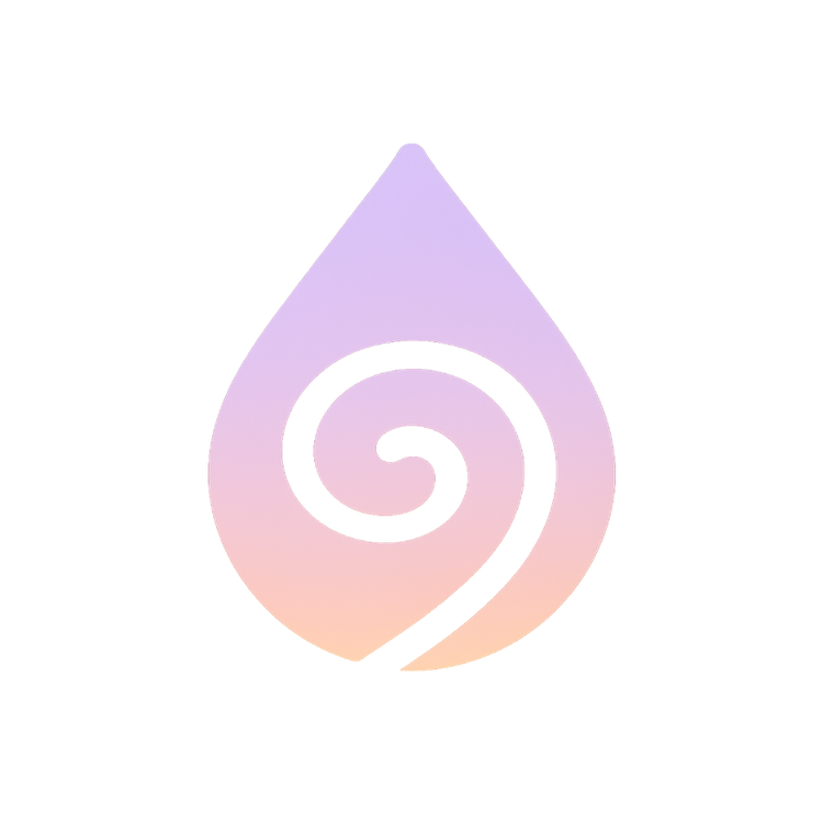 A symbol of healing, not weakness. A spiral within a tear — for women who’ve grown through what tried to break them. Wear your strength, softly.